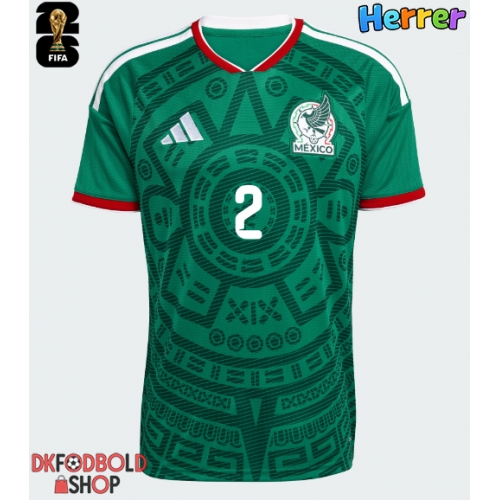 Mexico Jorge Sanchez #2 Hjemmebanetrøje VM 2026 Kort ærmer